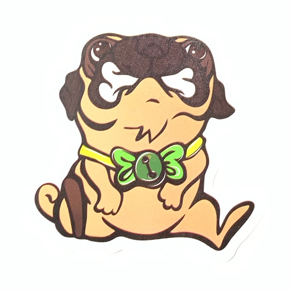 Pug Vinyl Sticker